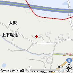 宮城県東松島市上下堤（入沢）周辺の地図