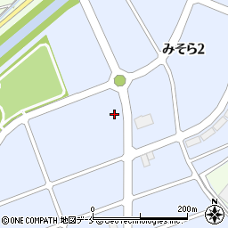 宮城県東松島市みそら周辺の地図