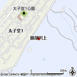 宮城県富谷市三ノ関膳部沢上周辺の地図