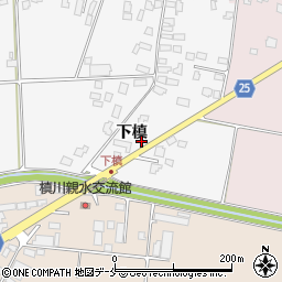 山形県西村山郡河北町西里下槙周辺の地図