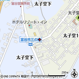 太子堂入口周辺の地図