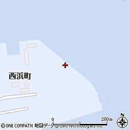 宮城県石巻市西浜町周辺の地図