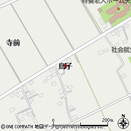 宮城県東松島市矢本鳥子周辺の地図