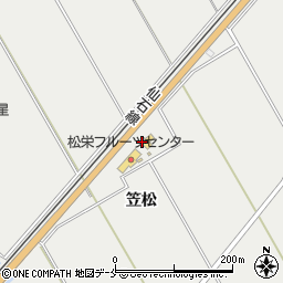 松栄フルーツセンター周辺の地図