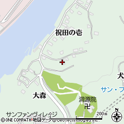 宮城県石巻市渡波祝田の壱51周辺の地図