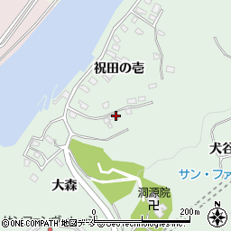 宮城県石巻市渡波祝田の壱52周辺の地図