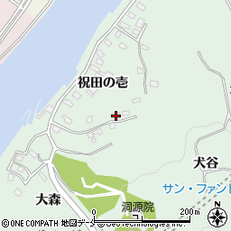 宮城県石巻市渡波祝田の壱55-1周辺の地図