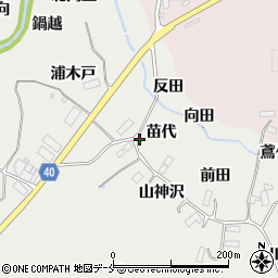 宮城県黒川郡大郷町東成田苗代周辺の地図