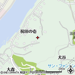 宮城県石巻市渡波祝田の壱39-2周辺の地図