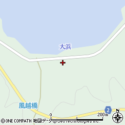 宮城県石巻市渡波大浜周辺の地図