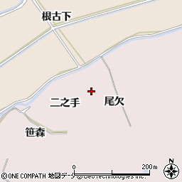 宮城県東松島市小野二之手周辺の地図