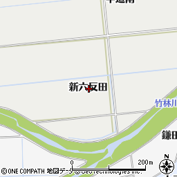宮城県富谷市二ノ関新六反田周辺の地図