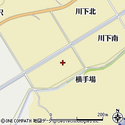 宮城県東松島市川下（中谷地）周辺の地図