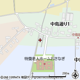 山形県東根市中島通り1丁目19周辺の地図