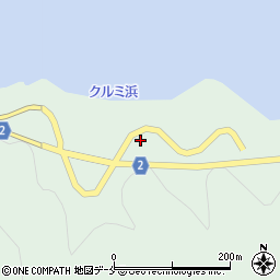 宮城県石巻市渡波クルミ浜周辺の地図