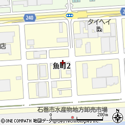 本田煮ダコ鮮魚店周辺の地図