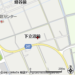 宮城県東松島市矢本下立沼前周辺の地図