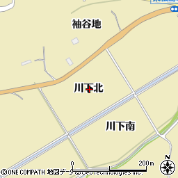 宮城県東松島市川下北周辺の地図