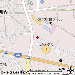 山形県西村山郡河北町谷地真木17-2周辺の地図