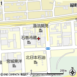 大坂漁業石巻事業所周辺の地図