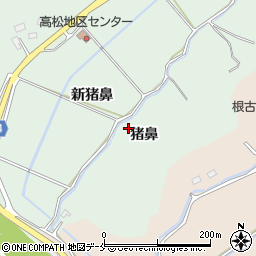宮城県東松島市高松周辺の地図