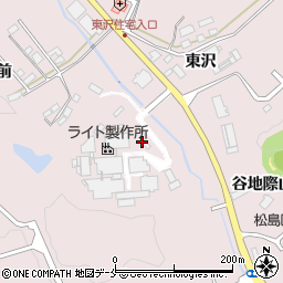 株式会社ライト製作所　大郷工場周辺の地図