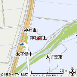 宮城県富谷市三ノ関神社前上周辺の地図