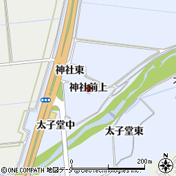 宮城県富谷市三ノ関（神社前上）周辺の地図