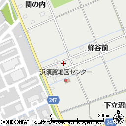 宮城県東松島市矢本蜂谷前25-6周辺の地図