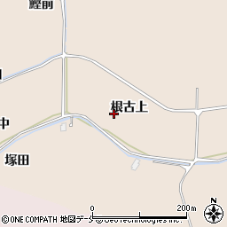 宮城県東松島市根古上周辺の地図