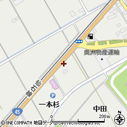 宮城県東松島市矢本周辺の地図