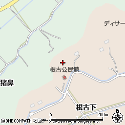 宮城県東松島市根古佐野下周辺の地図