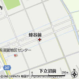 宮城県東松島市矢本蜂谷前80-9周辺の地図