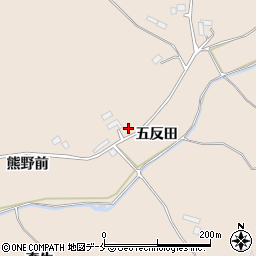 宮城県東松島市根古五反田周辺の地図