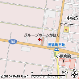 山形県西村山郡河北町谷地砂田208周辺の地図