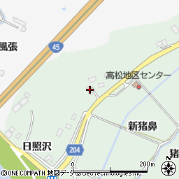 宮城県東松島市高松猪鼻周辺の地図