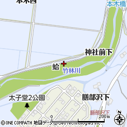 宮城県富谷市三ノ関蛤周辺の地図