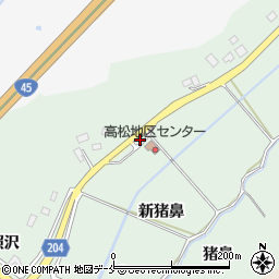 宮城県東松島市高松猪鼻76-8周辺の地図