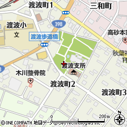 宮城県石巻市渡波町周辺の地図
