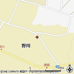 山形県東根市野川1290-2周辺の地図