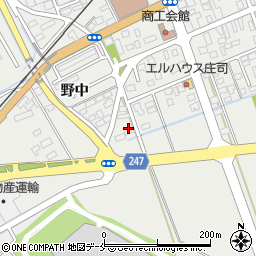 宮城県東松島市矢本中田周辺の地図