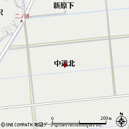 宮城県富谷市二ノ関中道北周辺の地図