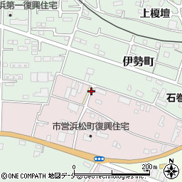 宮城県石巻市浜松町周辺の地図