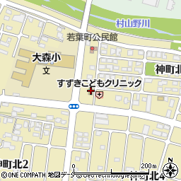 セブンイレブン東根若木店周辺の地図