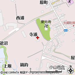 宮城県黒川郡大郷町中村寺浦周辺の地図