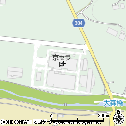 京セラ株式会社山形東根工場周辺の地図