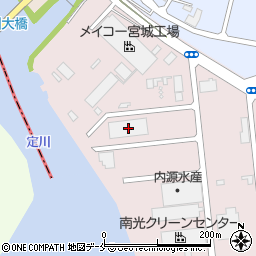 宮城メイコー第３工場周辺の地図
