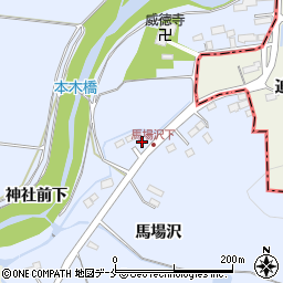 宮城県富谷市三ノ関馬場沢下周辺の地図