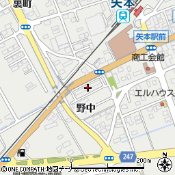 宮城県東松島市矢本野中1周辺の地図