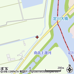 宮城県東松島市大曲土手下周辺の地図